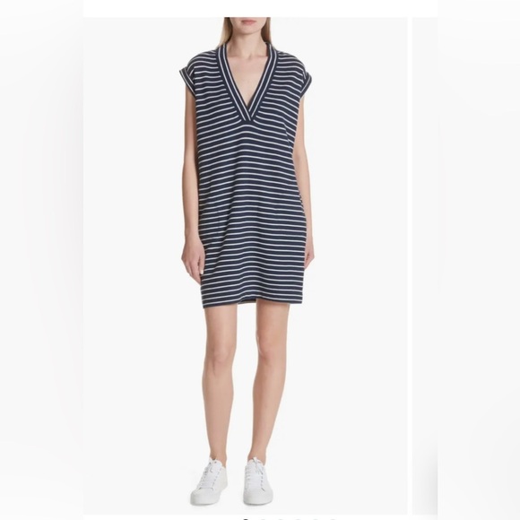 ATM Stripe Shift Dress - Picture 1 of 8